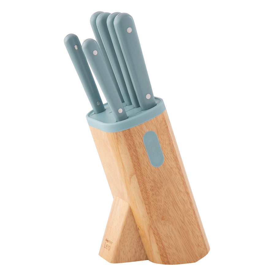 Glints 7-Piece Knife Block Set, Slate