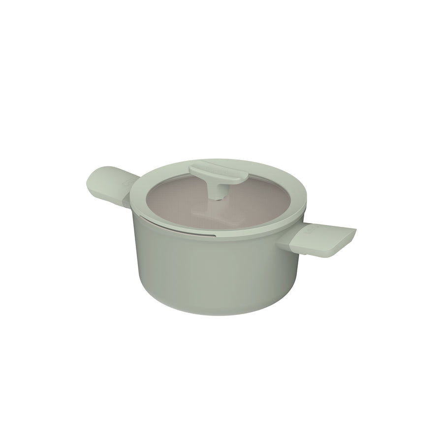 Balance Non-stick Covered Casserole 20 cm, Sage