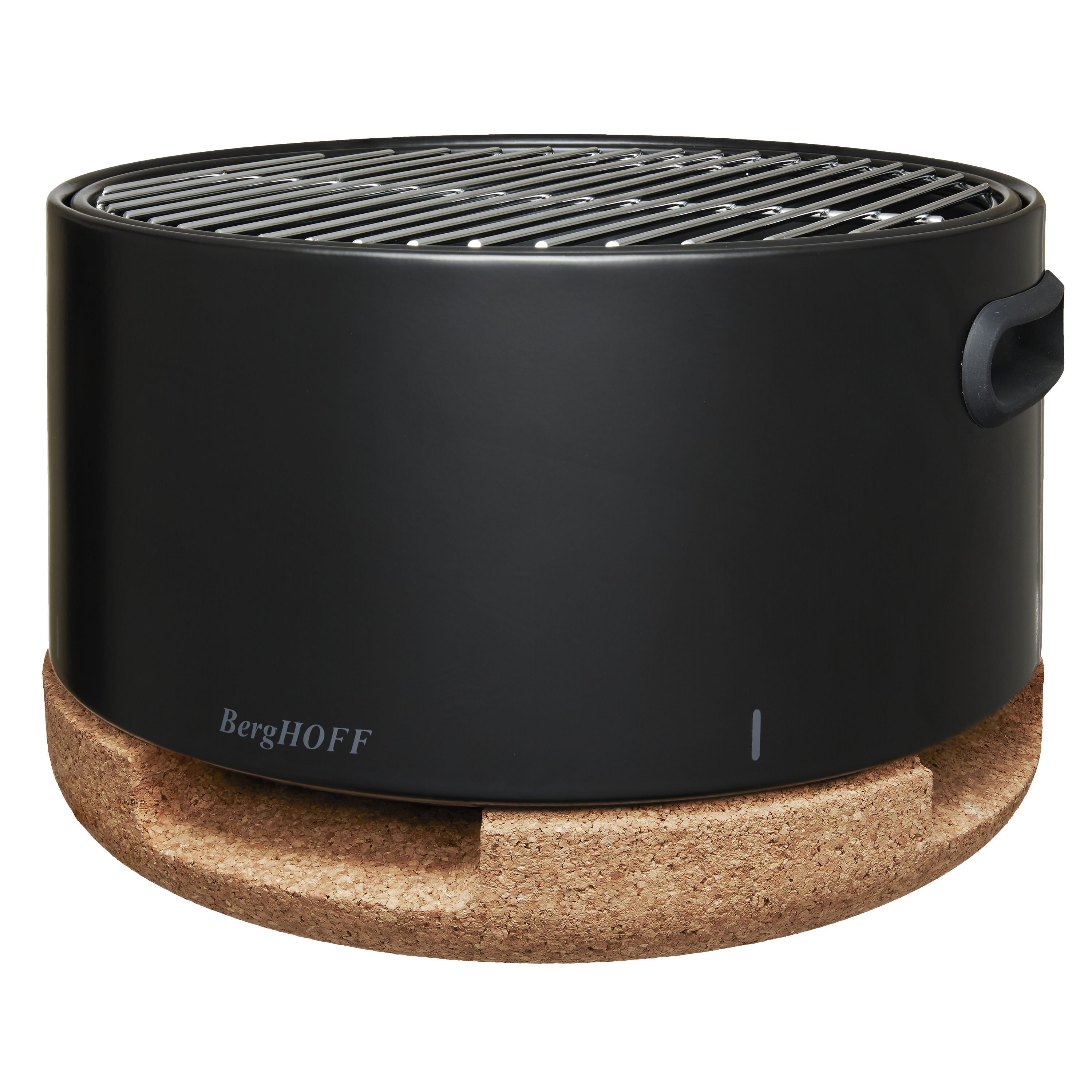 BergHOFF Table BBQ - Portable Charcoal Grill with Adjustable Airflow Lid, Ideal for Garden, Park or Balcony