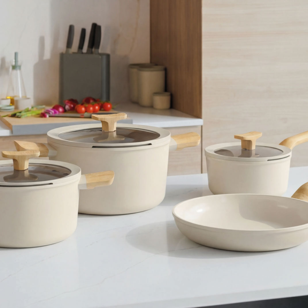Balance 7-osaline mittenakkuv potikomplekt, Cream – 6