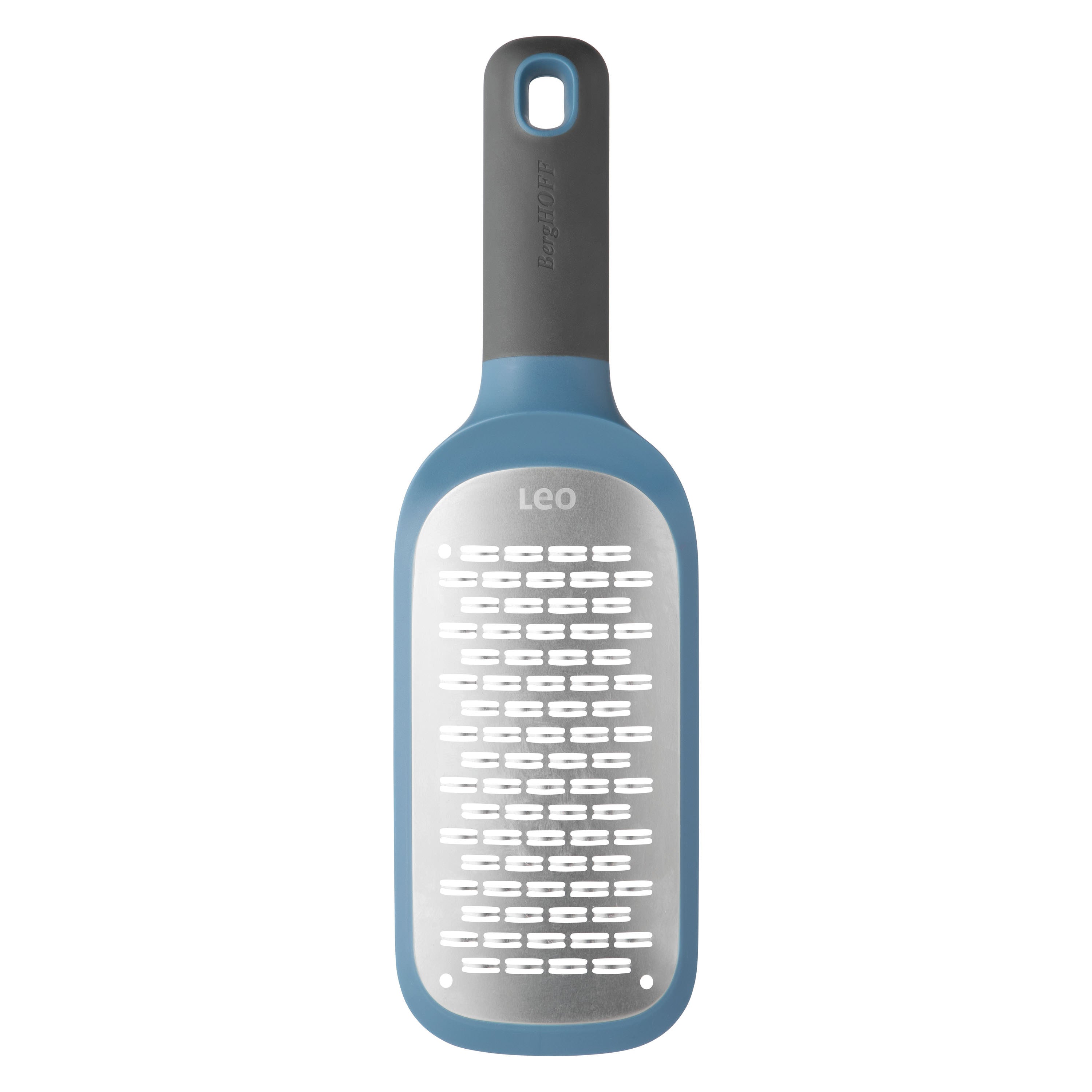 BergHOFF Ribbon Paddle Grater - Dual-Direction Stainless Blade with Soft-Grip Handle and Safety Cover