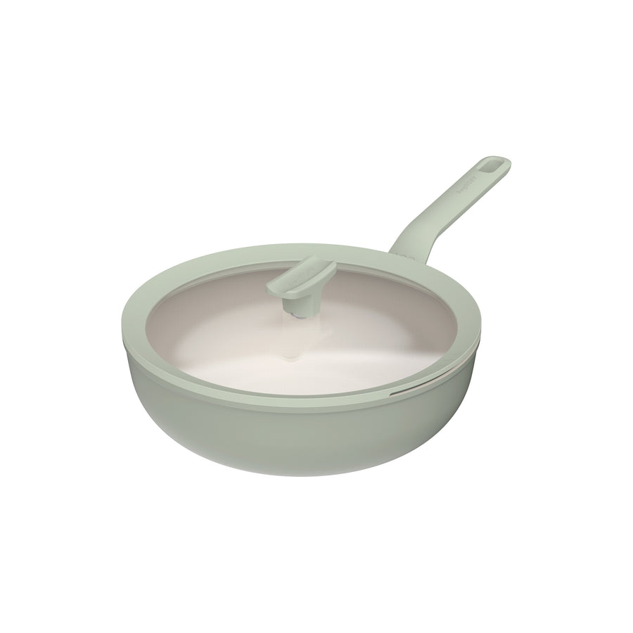 Balance Non-stick Covered Wok 28 cm, Sage