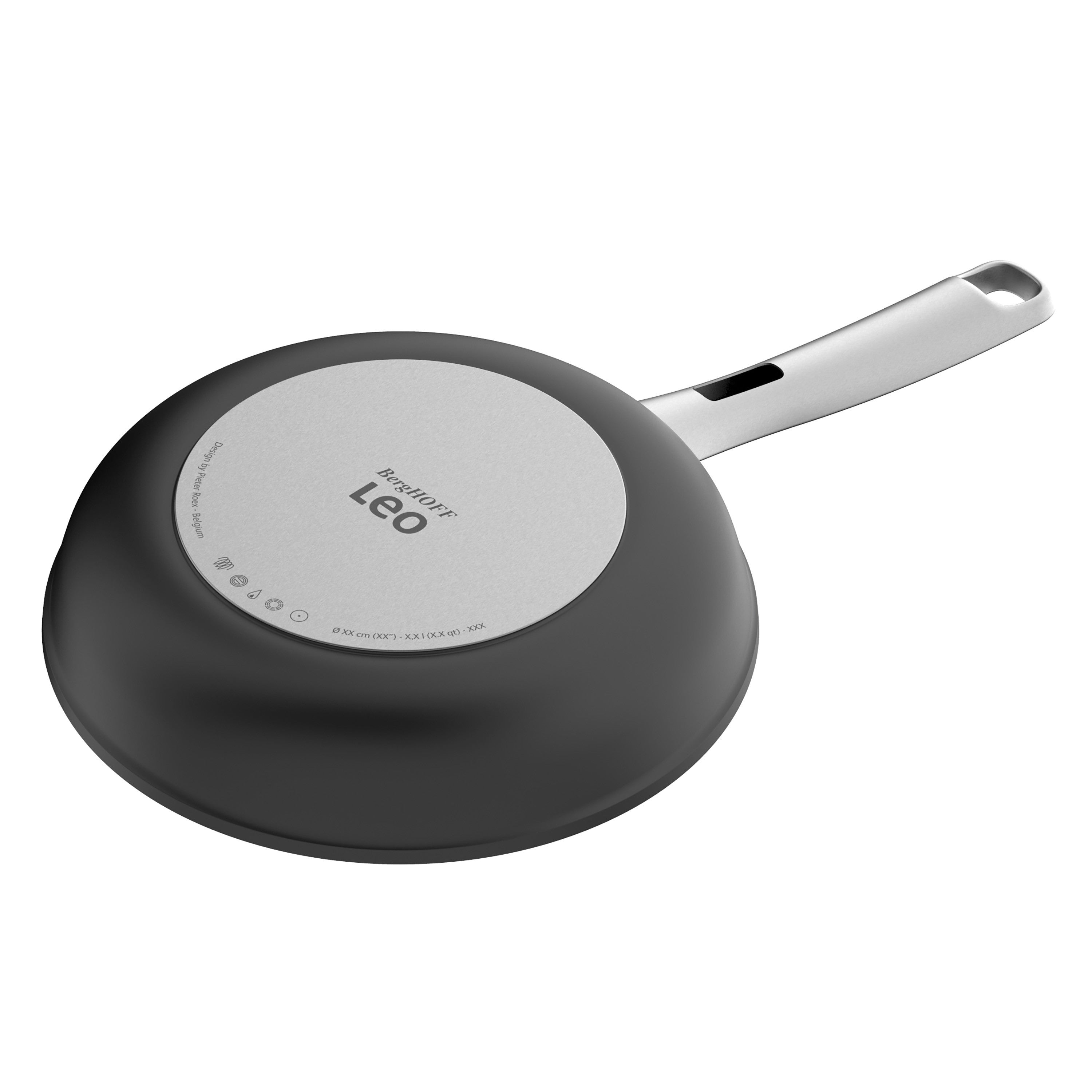 BergHOFF 32cm Frying Pan - Phantom Series with Healthy CeraGreen Coating and Detachable Handle