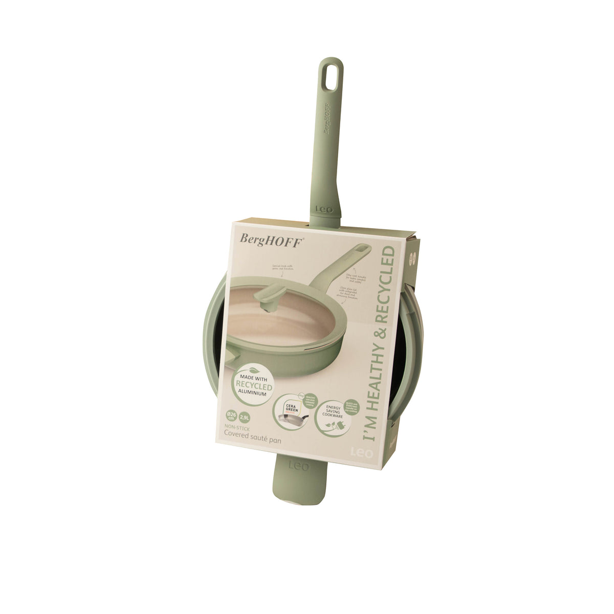 Balance mittenakkuv kaanega sotepann 26 cm, Sage – 3