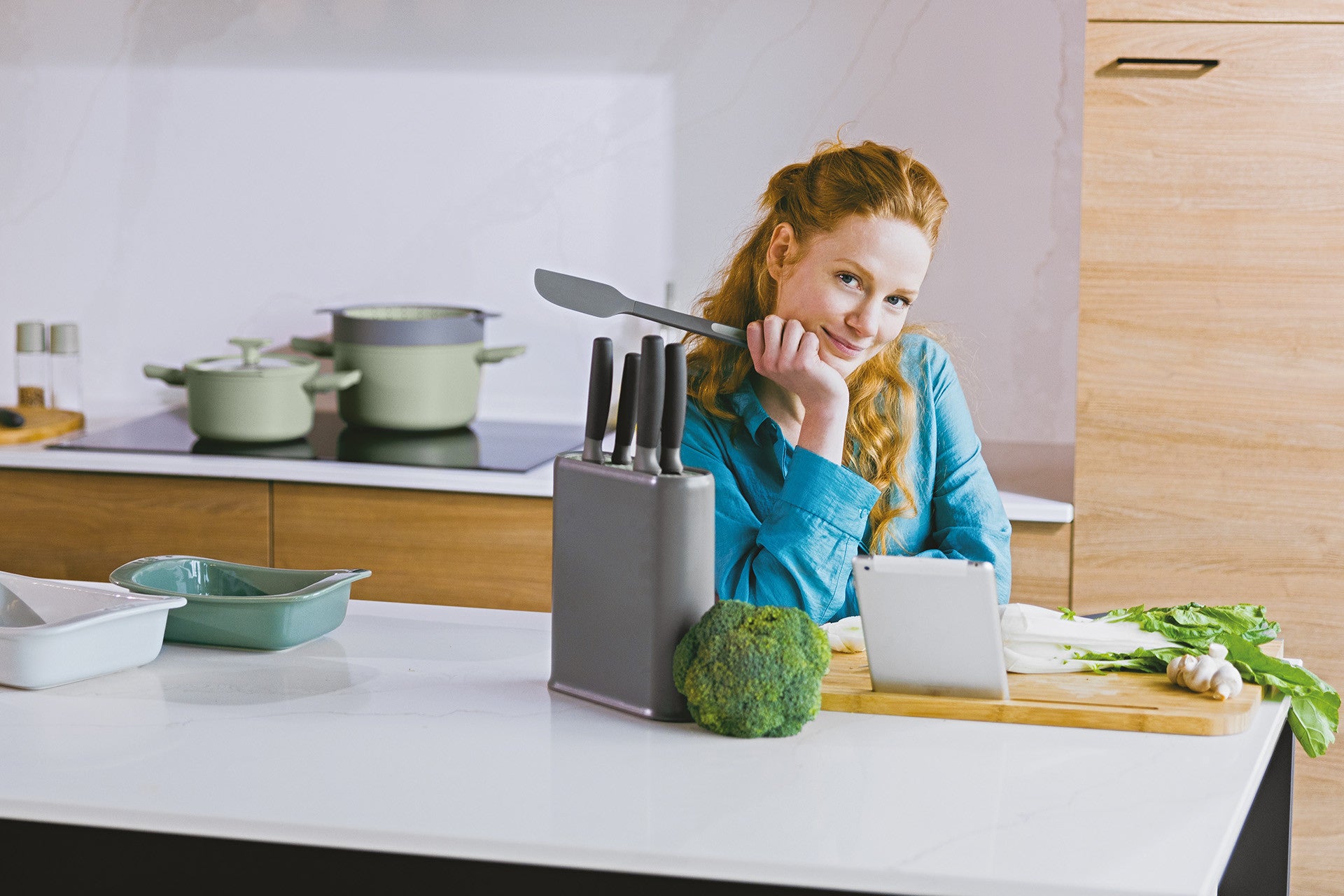 BergHOFF Spatula - Balance Series Silicone Head with Recycled Plastic Handle, Heat-Resistant to 220°C