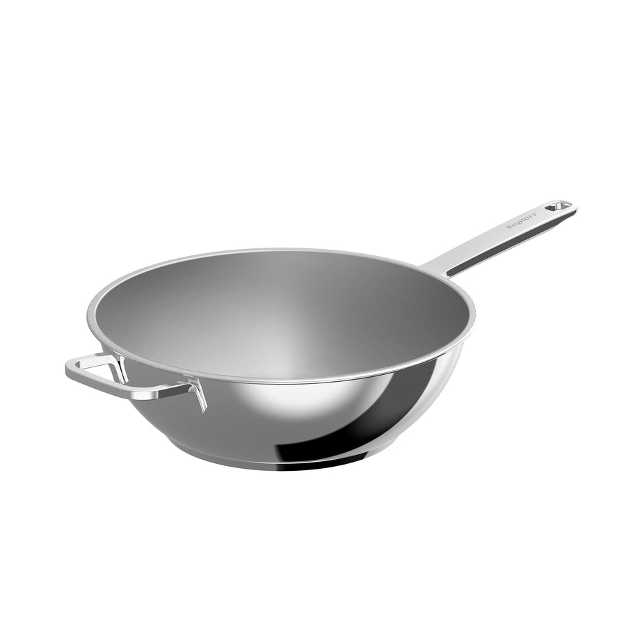 Helix Stainless Steel Wok 30 cm