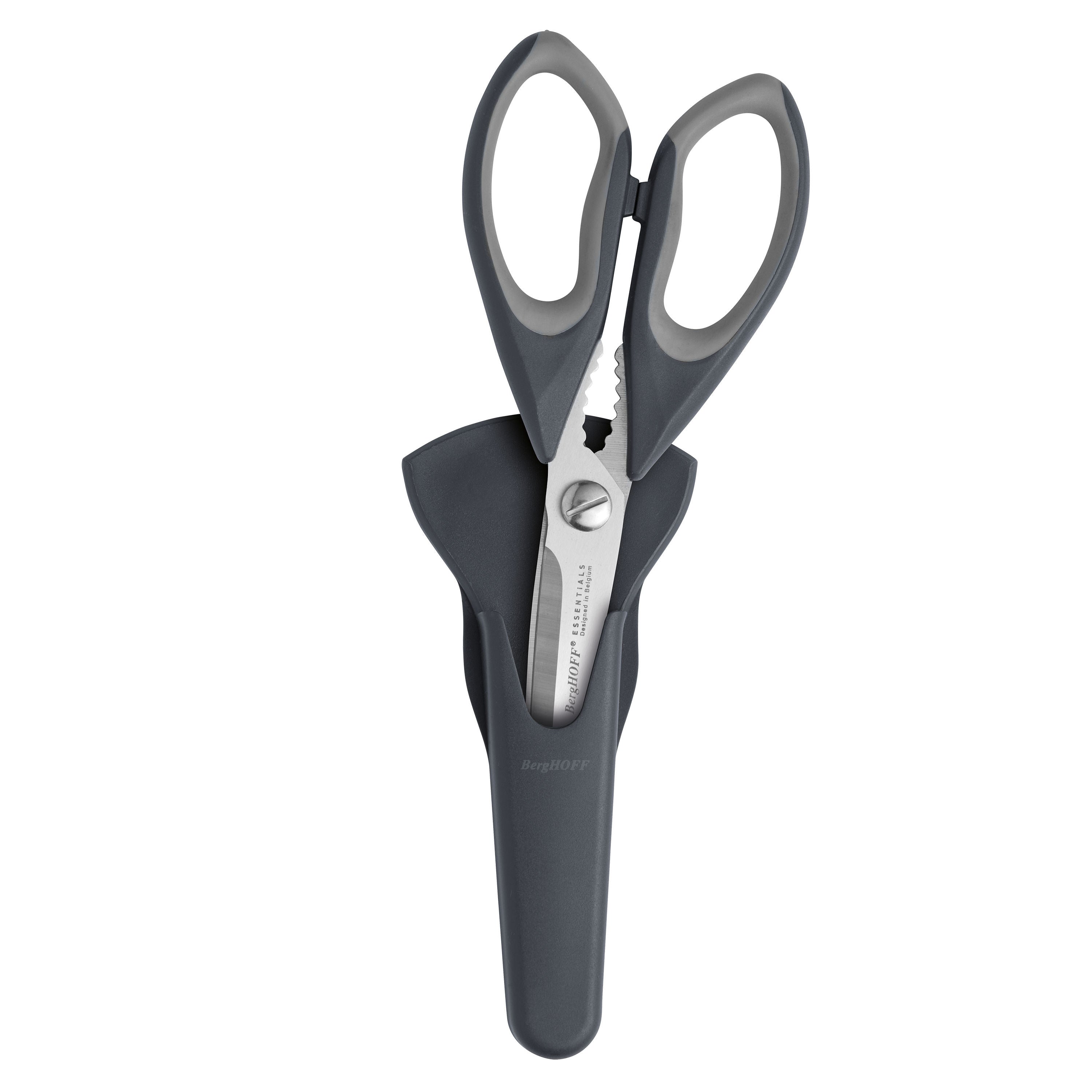 BergHOFF 2-Piece Scissors Set
– Stainless Steel with Magnetic Sheath for Safe &amp; Easy Storage
