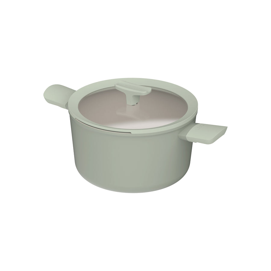 Balance антипригарная кастрюля с крышкой 24 × 14 см, Sage